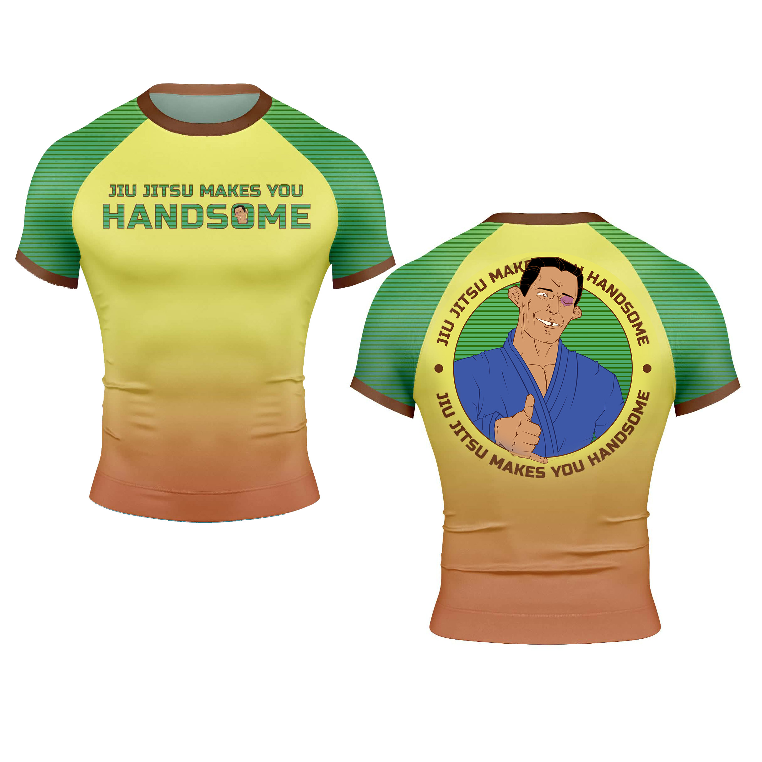 Rash Guard SS BJJ HANDSOME